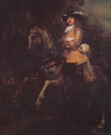 Rembrandt Peale Portrat des Frederick Rihel mit Pferd oil painting image